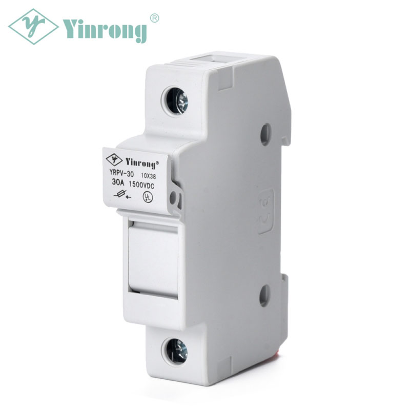 1500VDC 30A 10×38mm Porte-fusible solaire PV DIN Rail